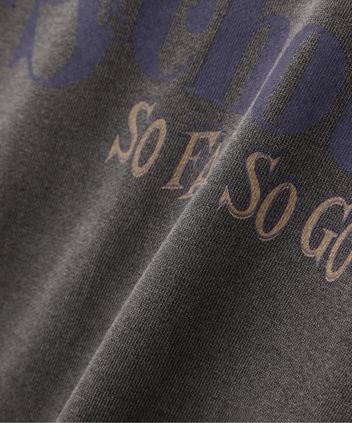 Schott(ショット)の「Schott/ショット/PIGMENT SO FAR SO GOOD CREW SWEAT/ピグメント ソー ファー ソー グッド クルースウェット(スウェット・メンズ・レッド/ブルーグレー/ブラック・2XL/XL/L/M)」の15枚目の写真
