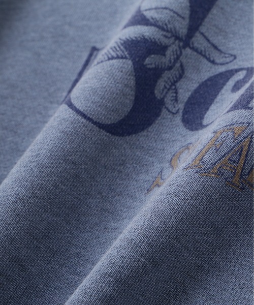 Schott(ショット)の「Schott/ショット/PIGMENT SO FAR SO GOOD CREW SWEAT/ピグメント ソー ファー ソー グッド クルースウェット(スウェット・メンズ・レッド/ブルーグレー/ブラック・2XL/XL/L/M)」の17枚目の写真