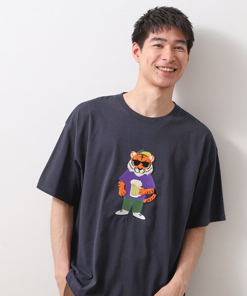 Tシャツ・カットソー Japan Rag Short-sleeved t-shirts 180g-Contrasting-Striped-Men-s