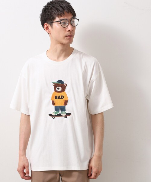 セール】アニマル刺繍半袖Tシャツ 【洗濯機OK/ユニセックス】（T