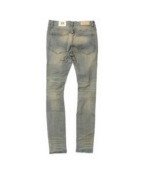 mnml（ミニマル）の「【mnml】X201 RHINESTONE SKINNY DENIM [I]（デニムパンツ・メンズ・ブルー/ブラック・28/30/32/34/29/36/38）」の19枚目の写真