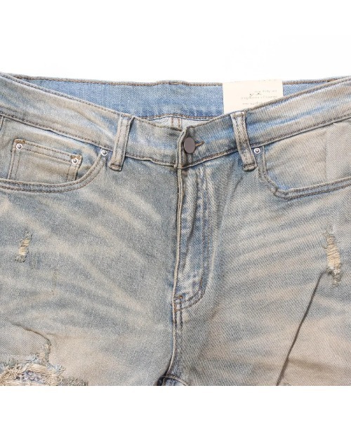 mnml（ミニマル）の「【mnml】X201 RHINESTONE SKINNY DENIM [I]（デニムパンツ・メンズ・ブルー/ブラック・28/30/32/34/29/36/38）」の18枚目の写真