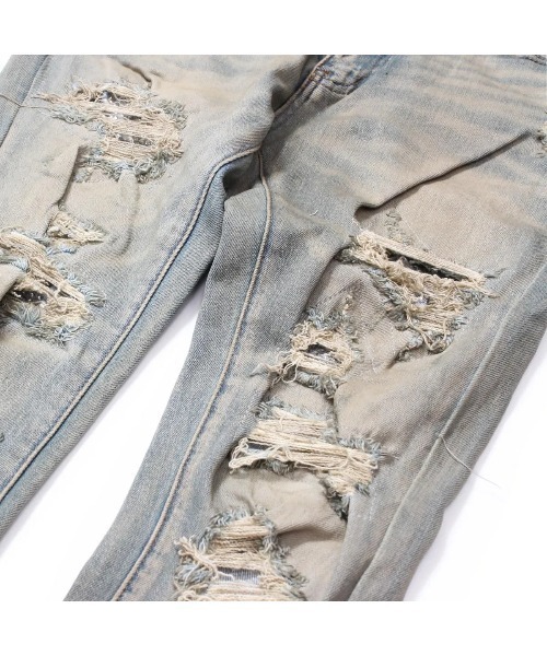 mnml（ミニマル）の「【mnml】X201 RHINESTONE SKINNY DENIM [I]（デニムパンツ・メンズ・ブルー/ブラック・28/30/32/34/29/36/38）」の15枚目の写真