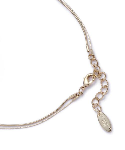 NATURAL BEAUTY BASIC（ナチュラルビューティーベーシック）の「ドームストーンツインネックレス（ネックレス・レディース・ゴールド/シルバー・ﾌﾘ-）」の5枚目の写真