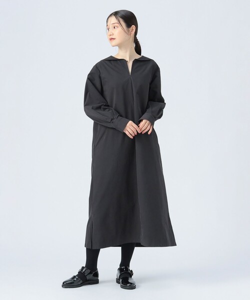 BEAMS HEART（ビームスハート）の「セーラー カラー ワンピース（ワンピース・レディース・ブルー/ダークグリーン/ブラック・FREE）」の5枚目の写真