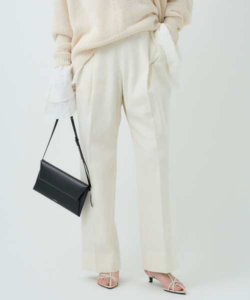 Chaos（カオス）の「Chaos(カオス)/ファームノームトラウザース　◆セットアップ可◆（その他パンツ・レディース・アイボリー/ブラウン系その他・36/38）」の6枚目の写真