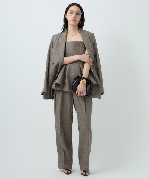 Chaos（カオス）の「Chaos(カオス)/ファームノームトラウザース　◆セットアップ可◆（その他パンツ・レディース・アイボリー/ブラウン系その他・36/38）」の9枚目の写真