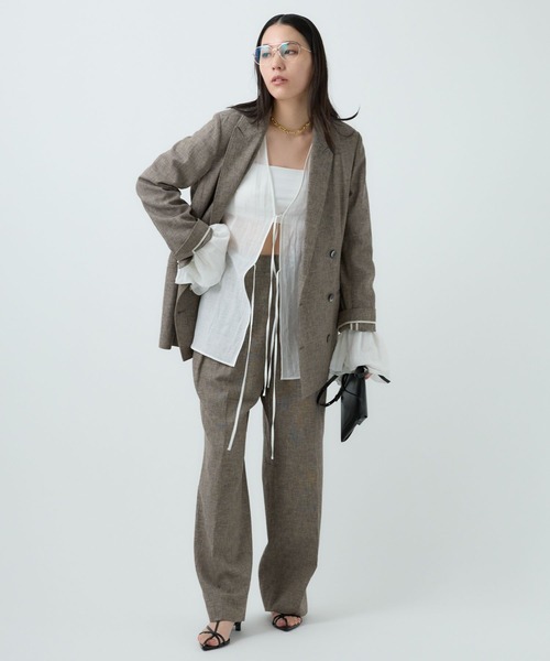 Chaos（カオス）の「Chaos(カオス)/ファームノームトラウザース　◆セットアップ可◆（その他パンツ・レディース・アイボリー/ブラウン系その他・36/38）」の12枚目の写真