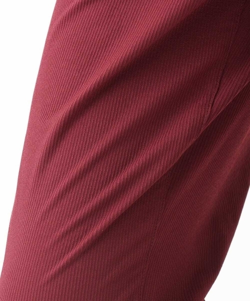 MK MICHEL KLEIN HOMME （エムケーミッシェルクランオム）の「【洗える / クロップド丈】サッカーストライプ パンツ（その他パンツ・メンズ・ブラック/ボルドー/グレー/アイボリー・44/46/50/48）」の7枚目の写真