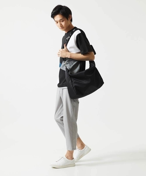 MK MICHEL KLEIN HOMME （エムケーミッシェルクランオム）の「【洗える / クロップド丈】サッカーストライプ パンツ（その他パンツ・メンズ・ブラック/ボルドー/グレー/アイボリー・44/46/50/48）」の14枚目の写真