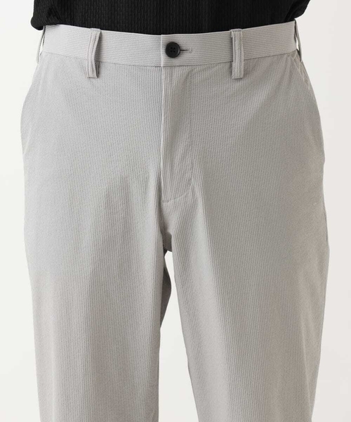 MK MICHEL KLEIN HOMME （エムケーミッシェルクランオム）の「【洗える / クロップド丈】サッカーストライプ パンツ（その他パンツ・メンズ・ブラック/ボルドー/グレー/アイボリー・44/46/50/48）」の19枚目の写真