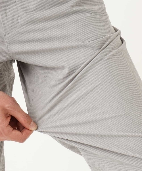 MK MICHEL KLEIN HOMME （エムケーミッシェルクランオム）の「【洗える / クロップド丈】サッカーストライプ パンツ（その他パンツ・メンズ・ブラック/ボルドー/グレー/アイボリー・44/46/50/48）」の22枚目の写真