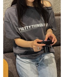 ONE SHOULDER Tシャツ