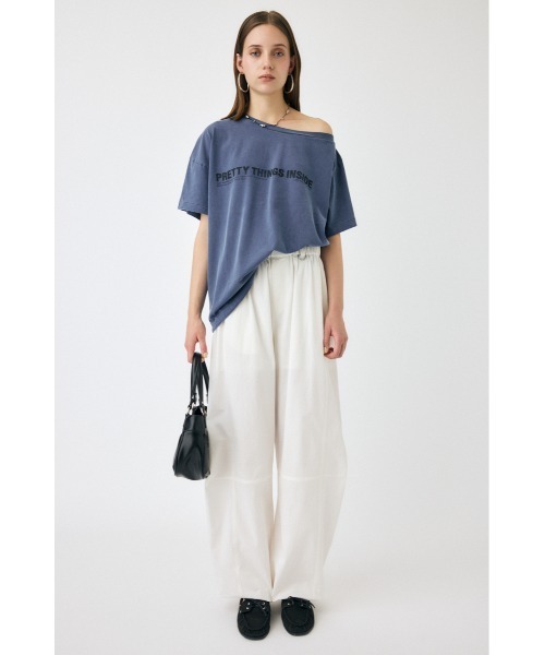 【MOUSSY】ONE SHOULDER Tシャツ 2025ss MOUSSY | ONE SHOULDER TEE (Tシャツ・カットソー(半袖) ) |SHEL