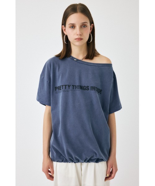 ONE SHOULDER Tシャツ（Tシャツ/カットソー）｜MOUSSY（マウジー