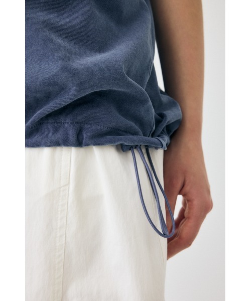 MOUSSY（マウジー）の「ONE SHOULDER Tシャツ（Tシャツ/カットソー・レディース・ネイビー/カーキ/ライトブラック/ピンク・FREE）」の14枚目の写真