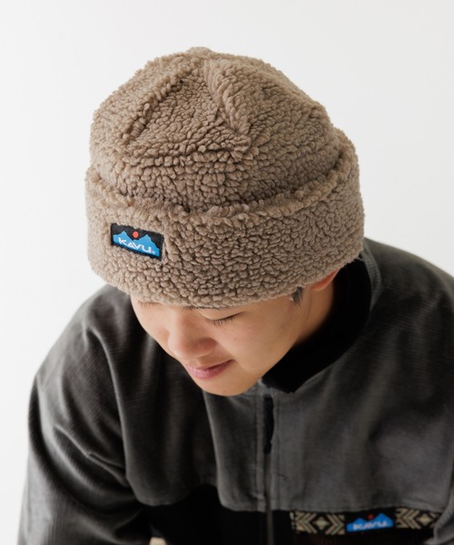 KAVU（カブー）の「KAVU/カブー Fur Ball Beanie/ファーボールビーニー（ニットキャップ/ビーニー・メンズ・C/B/A・FREE）」の3枚目の写真