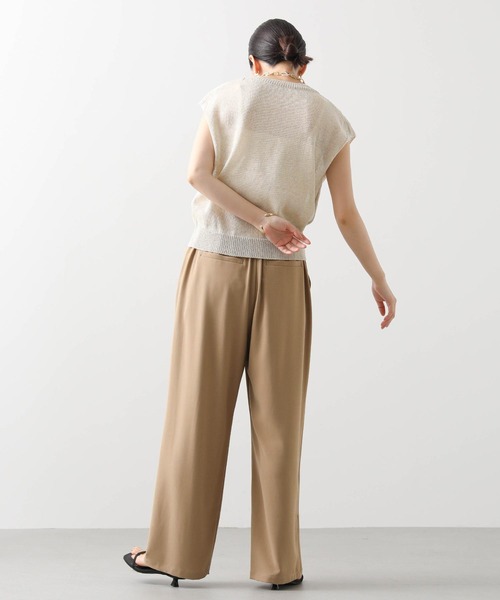 Gready Brilliant(グレディブリリアン)の「NEWYORKロゴニット(ニット/セーター・レディース・ベージュ/ネイビー・38)」の21枚目の写真