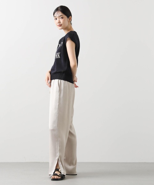 Gready Brilliant(グレディブリリアン)の「NEWYORKロゴニット(ニット/セーター・レディース・ベージュ/ネイビー・38)」の16枚目の写真