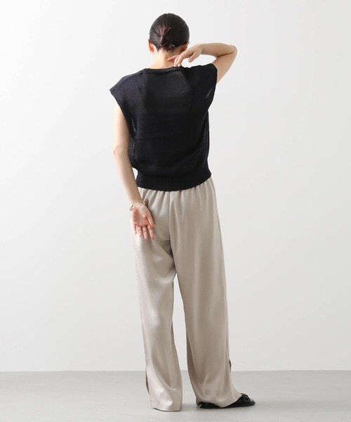 Gready Brilliant(グレディブリリアン)の「NEWYORKロゴニット(ニット/セーター・レディース・ベージュ/ネイビー・38)」の15枚目の写真