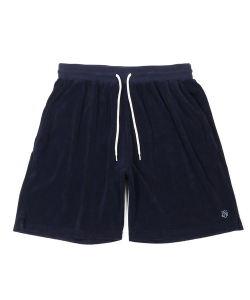 The DUFFER of ST.GEORGE(ザダファーオブセントジョージ)の「PIGMENT-DYE SETUP PILE SHORTS:ピグメント加工 セットアップ パイルショートパンツ(その他パンツ・メンズ・ホワイト/ミント/ネイビー・X-LARGE/LARGE/MEDIUM)」の16枚目の写真
