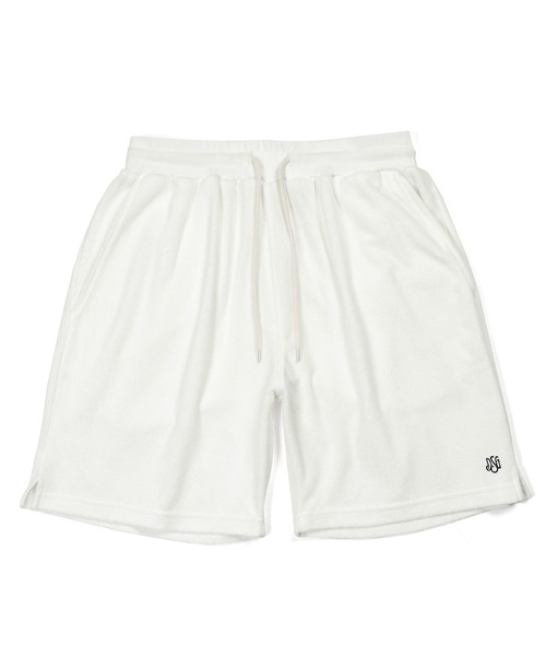 The DUFFER of ST.GEORGE(ザダファーオブセントジョージ)の「PIGMENT-DYE SETUP PILE SHORTS:ピグメント加工 セットアップ パイルショートパンツ(その他パンツ・メンズ・ホワイト/ミント/ネイビー・X-LARGE/LARGE/MEDIUM)」の14枚目の写真