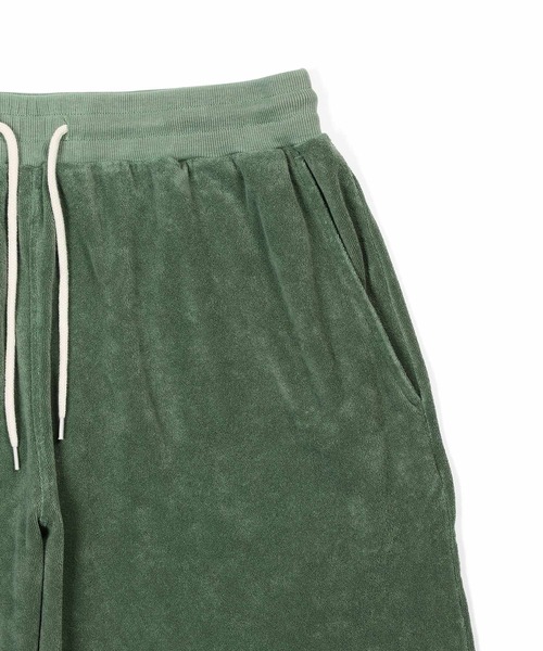 The DUFFER of ST.GEORGE(ザダファーオブセントジョージ)の「PIGMENT-DYE SETUP PILE SHORTS:ピグメント加工 セットアップ パイルショートパンツ(その他パンツ・メンズ・ホワイト/ミント/ネイビー・X-LARGE/LARGE/MEDIUM)」の18枚目の写真