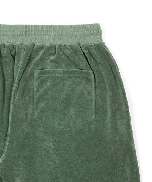The DUFFER of ST.GEORGE(ザダファーオブセントジョージ)の「PIGMENT-DYE SETUP PILE SHORTS:ピグメント加工 セットアップ パイルショートパンツ(その他パンツ・メンズ・ホワイト/ミント/ネイビー・X-LARGE/LARGE/MEDIUM)」の4枚目の写真