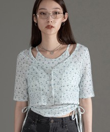 apres jour mignon（アプレジュールミニョン）の「カップ付きキャミセット【ZOZOTOWN限定アイテム】（アンサンブル）」