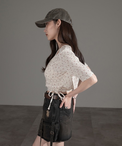 apres jour mignon(アプレジュールミニョン)の「カップ付きキャミセット【ZOZOTOWN限定アイテム】(アンサンブル・レディース・ブラウン系その他/アイボリー/ブルー/ネイビー・フリー/X-LARGE)」の16枚目の写真