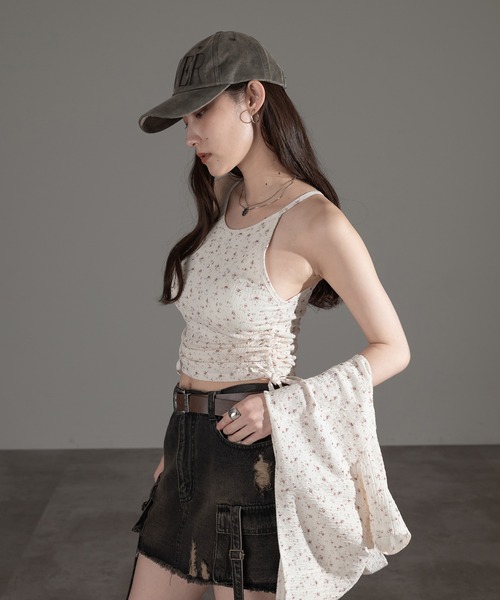 apres jour mignon(アプレジュールミニョン)の「カップ付きキャミセット【ZOZOTOWN限定アイテム】(アンサンブル・レディース・ブラウン系その他/アイボリー/ブルー/ネイビー・フリー/X-LARGE)」の17枚目の写真