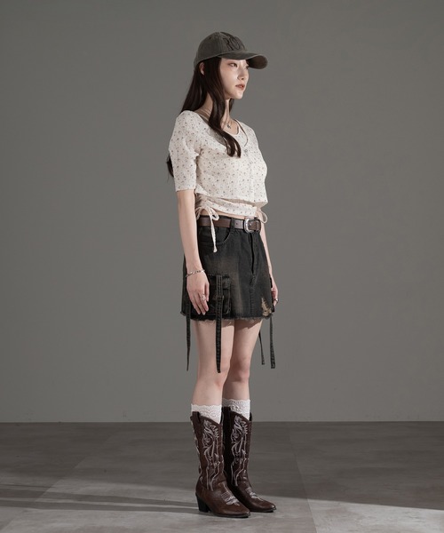 apres jour mignon(アプレジュールミニョン)の「カップ付きキャミセット【ZOZOTOWN限定アイテム】(アンサンブル・レディース・ブラウン系その他/アイボリー/ブルー/ネイビー・フリー/X-LARGE)」の21枚目の写真