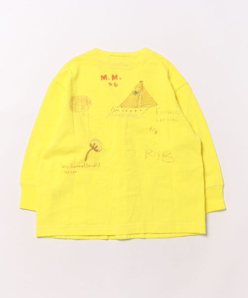 DENIM DUNGAREE(デニムダンガリー)の「PENNIE Cardigan(カーディガン/ボレロ・キッズ・イエロー・125/115)」の2枚目の写真