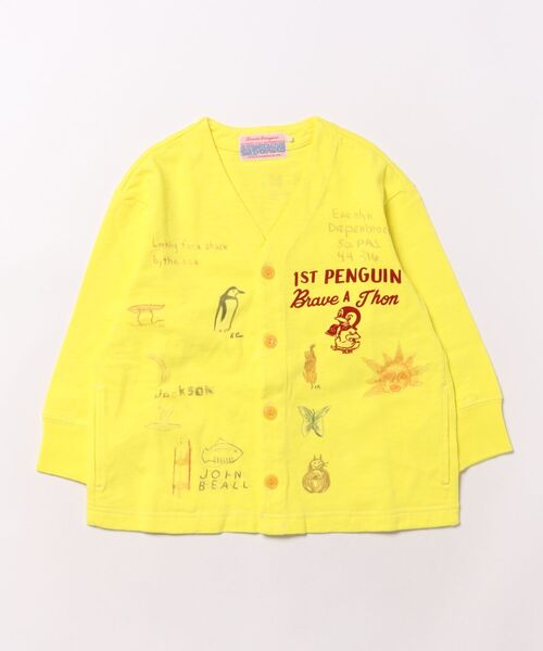 DENIM DUNGAREE(デニムダンガリー)の「PENNIE Cardigan(カーディガン/ボレロ・キッズ・イエロー・125/115)」の3枚目の写真
