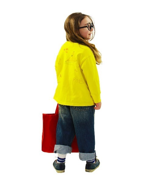 DENIM DUNGAREE(デニムダンガリー)の「PENNIE Cardigan(カーディガン/ボレロ・キッズ・イエロー・125/115)」の6枚目の写真