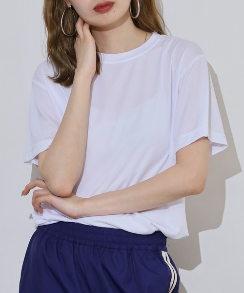 TRUSS(トラス)の「TRUSS アクティブTシャツ(Tシャツ/カットソー・レディース・ホワイト/レッド/ロイヤルブルー・S/M/5XL/6XL/7XL/L/4XL)」の9枚目の写真