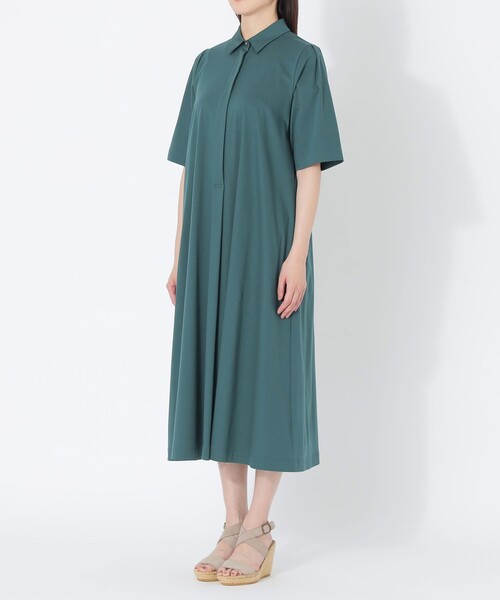 S.ESSENTIALS(エスエッセンシャルズ)の「【DRESOPHY】シャツワンピース(ワンピース・レディース・グリーン系その他4/ダークネイビー・36/38)」の6枚目の写真