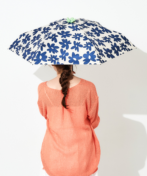 collex（コレックス）の「Ohana Parasol 折りたたみ日傘 フラワー【assa】（折りたたみ傘・レディース・ピンク/ネイビー・フリー）」の21枚目の写真