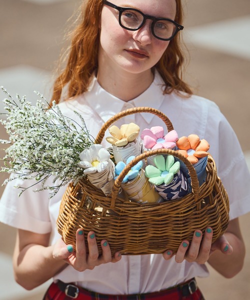 collex（コレックス）の「Ohana Parasol 折りたたみ日傘 フラワー【assa】（折りたたみ傘・レディース・ピンク/ネイビー・フリー）」の13枚目の写真