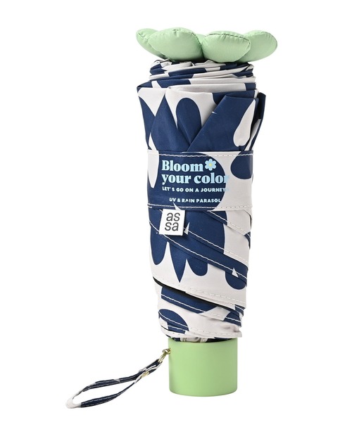 collex（コレックス）の「Ohana Parasol 折りたたみ日傘 フラワー【assa】（折りたたみ傘・レディース・ピンク/ネイビー・フリー）」の19枚目の写真