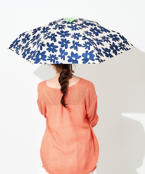 collex（コレックス）の「Ohana Parasol 折りたたみ日傘 フラワー【assa】（折りたたみ傘・レディース・ピンク/ネイビー・フリー）」の10枚目の写真