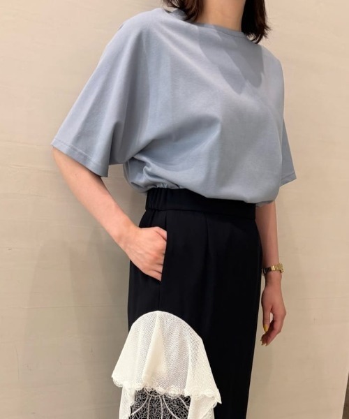 ADORE（アドーア）の「ハイテンションポンチＴシャツ（Tシャツ/カットソー・レディース・ホワイト/ブラック/ブルー・38）」の3枚目の写真