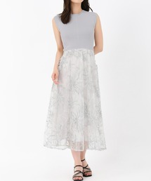 MISCH MASCH | 2025秋冬新作 サイドレースアップニットドッキングワンピース(ワンピース)