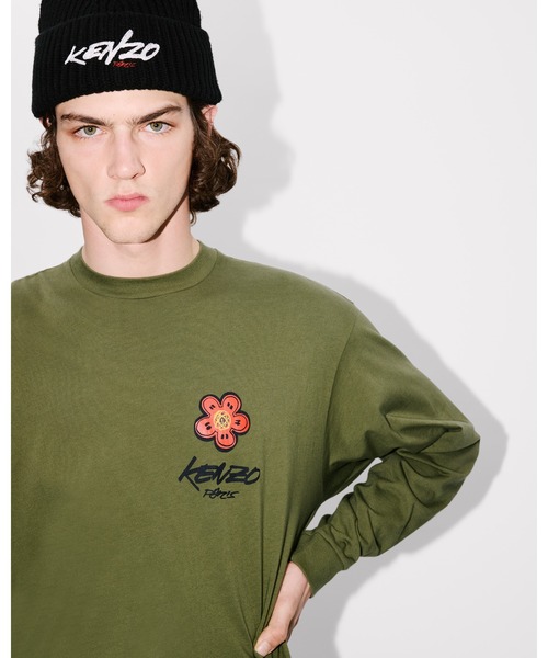 KENZO★Kenzo x Futura 2000' ロング スリーブ コットン Tシャツ Kenzo x Futura 2000' ロング スリーブ コットン Tシャツ（T