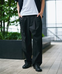 MARKAWARE スラックス WIDE STRAIGHT TROUSERS ORGANIC COTTON GABARDINE | MARKAWARE