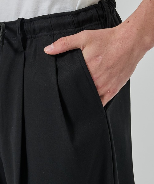 25AW 【新品】オーガニックコットン 40/2 ギャバジン/ダブルプリーテッド MARKAWARE/marka】オーガニックコットン 40/2 ギャバジン / ダブル