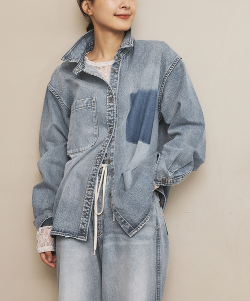 WEB限定 / 追加》5 1/2 SOFT DENIM SHIRT（シャツ/ブラウス）｜Spick