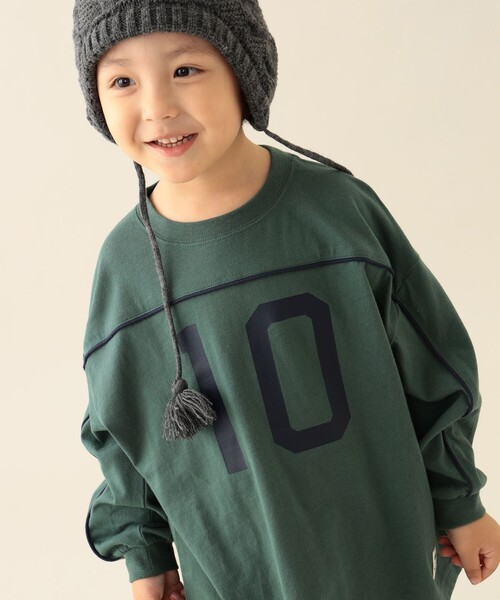 セール】ナンバー ロゴ ロングスリーブ Tシャツ 2025FW（90～130cm