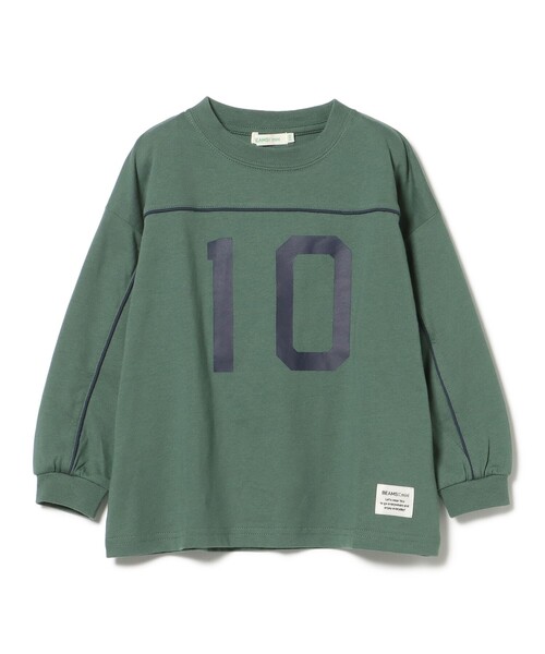 BEAMS mini(ビームスミニ)の「ナンバー ロゴ ロングスリーブ Tシャツ 2025FW(90~130cm)(Tシャツ/カットソー・キッズ・グリーン系その他5/ベージュ/ネイビー・90/100/110/120/140/130)」の19枚目の写真