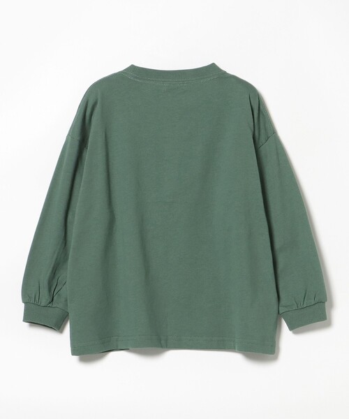 BEAMS mini(ビームスミニ)の「ナンバー ロゴ ロングスリーブ Tシャツ 2025FW(90~130cm)(Tシャツ/カットソー・キッズ・グリーン系その他5/ベージュ/ネイビー・90/100/110/120/140/130)」の20枚目の写真